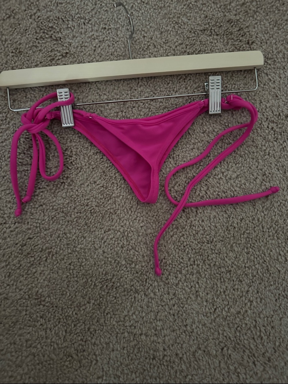 Hot Pink Micro Bikini Bottom - Picture 4 of 5